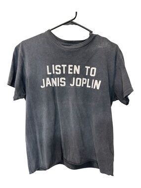 Original Retro Brand Janis Joplin Crew Neck T-Shirt